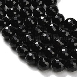 Бусины из натурального черного оникса&nbsp;G-C280-B01-10mm