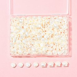 200 шт. 2 стиля бусины из искусственного жемчуга из АБС-пластика OACR-FS0002-31