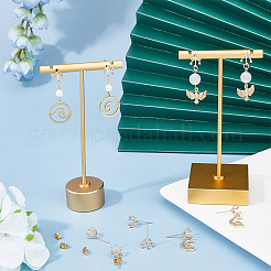 10 шт. фурнитура для сережек-гвоздиков в виде цветка из латуни&nbsp;KK-FH0006-77