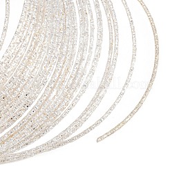 Текстурированная железная проволока для бисероплетения с эффектом памяти для изготовления ювелирных изделий своими руками&nbsp;LS-MW-L001-01B-S