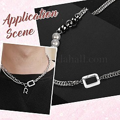 2 шт. 925 кольца-пружинки из стерлингового серебра STER-BBC0007-35