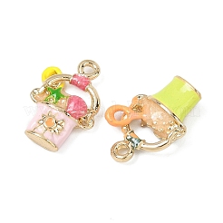 Подвески из эмали и сплава ENAM-P262-02G-M