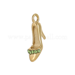 Pendentifs en acier inoxydable 304 micro pavés de zircones cubiques transparentes&nbsp;STAS-OY012-46G