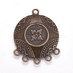 Tibetischen Stil Legierung Kronleuchter Komponenten Verbinder&nbsp;TIBE-MSMC008-02AB