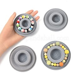 4 шт. 4 стиля ПЭ и флокированные доски для дизайна бусин&nbsp;ODIS-FS0001-01E