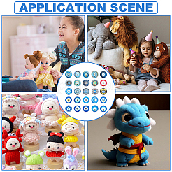 50шт стеклянные кабошоны GLAA-ME0001-19