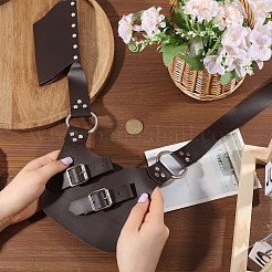 Средневековая кобура для пистолета из искусственной кожи AJEW-WH0606-009A