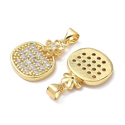 Латунные микро проложить кубического циркония подвески KK-Q068-22G