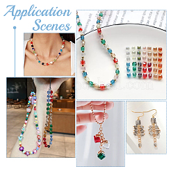 2 пакетик бусин из искусственного хрусталя&nbsp;FIND-PH0026-13A