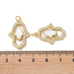 Латунные микро проложить кубического циркония подвески&nbsp;KK-B083-21G