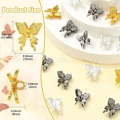 40шт бусины из сплава 4 цветов&nbsp;FIND-CJ0005-32