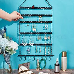 Organizzatore di orecchini da parete in ferro&nbsp;ODIS-WH0029-35