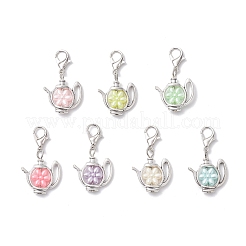 Акриловые подвесные украшения с имитацией жемчуга HJEW-JM04007-02