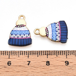 Подвески из сплава с принтом на зимнюю тематику&nbsp;PALLOY-H127-03G-01-01