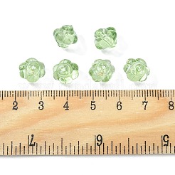 透明なアクリルビーズ  ランタン  黄緑  8.5x10x9.5mm  穴：1.5mm  約670個/260g&nbsp;LS-TACR-S154-20A-83