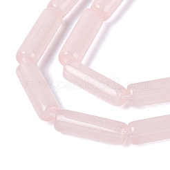 Fili di perline giada di vetro imitato&nbsp;GLAA-N070-01A-B02