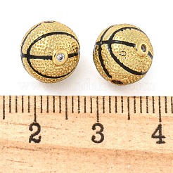 Rastrelliera da basket placcatura in ottone con micro pavé di perline di zirconi trasparenti&nbsp;KK-Z063-50G