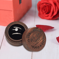 Подарочные коробки для хранения деревянных колец CON-WH0109-003