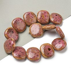 Фарфора ручной работы бисер нитей PORC-B002-16A