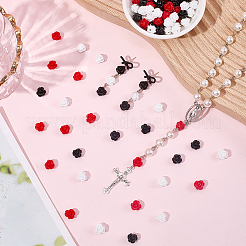 150шт 3 цвета непрозрачных бусин из смолы CRES-SC0003-12