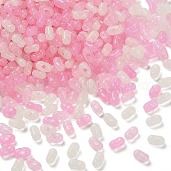 Светящиеся прозрачные акриловые бусины LACR-D009-01F