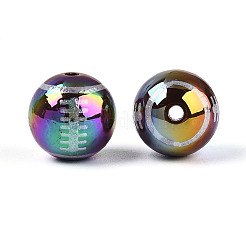 Непрозрачные акриловые бусины с УФ-покрытием&nbsp;PACR-N016-01A