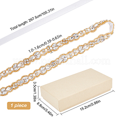 Cintura da sposa per abito da sposa&nbsp;AJEW-CP0004-61B