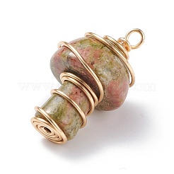 Подвески из натурального и синтетического камня гуаша&nbsp;PALLOY-JF01251-02