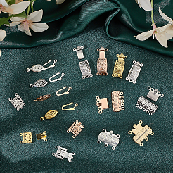 32 комплект из 16-х видов застежек из нержавеющей стали 304&nbsp;STAS-ME0002-85