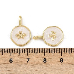 Латунь эмаль подвески&nbsp;KK-F908-17G-01