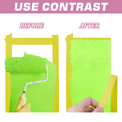 3 рулон двухцветной гофрированной бумажной малярной ленты AJEW-GF0008-71B