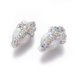 Естественный культурный жемчуг пресноводных PEAR-F015-31