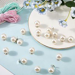 20 шт. АБС-пластик перламутровые кнопки без пришивания BUTT-CY0001-22C