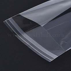 レクタングルセロハンのOPP袋  吊り下げ穴付きトップセルフシールバッグ  透明  20x11x0.01cm  穴：8mm  インナーサイズ：14.5x11センチメートル&nbsp;OPC-F005-02B