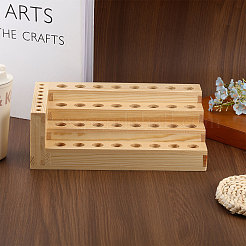 4-ярусная деревянная стойка для покраски AJEW-WH0016-07