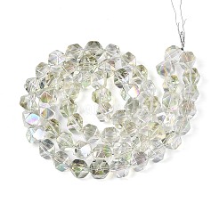 Стеклянные бусины с гальваническим покрытием &nbsp;EGLA-T021-21E