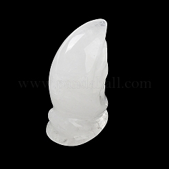 Figurines de crâne de guérison sculptées en cristal de quartz naturel&nbsp;G-H288-04-10