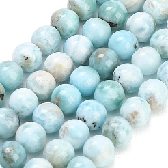 Larimar naturale perline fili&nbsp;GG-CBA007A-B01-6.5mm
