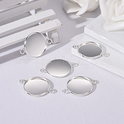 Connecteurs cabochons en acier inoxydable 201&nbsp;STAS-F191-15S-H