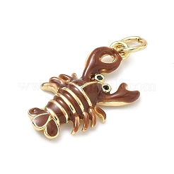 Латунные микро проложить кубического циркония подвески&nbsp;KK-H255-01B-G04