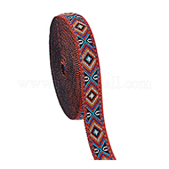 10 ярд полиэфирные ленты с вышивкой в этническом стиле&nbsp;OCOR-PH0006-89