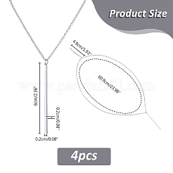 Подвески из нержавеющей стали 304 NJEW-FH0001-14B