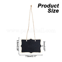 Прямоугольные деревянные доски объявлений AJEW-WH0348-272A