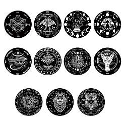 1 pendentif pendule de radiesthésie en pierres précieuses pour les chakras&nbsp;FIND-CN0001-15D