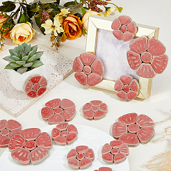 500 г фарфоровых кабошонов ручной работы PORC-FH0001-17