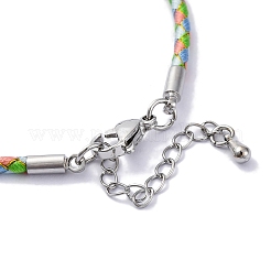 Изготовление плетеных браслетов из полиэфирного шнура MAK-Z003-01P-16