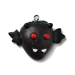Pendentifs en résine opaque d'halloween&nbsp;RESI-B011-04