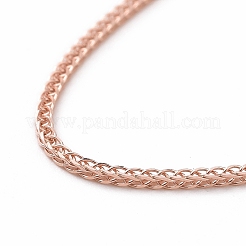 925 collier chaînes de blé en argent sterling pour femme&nbsp;STER-I021-04RG