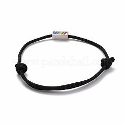 Bracelet de fierté arc-en-ciel&nbsp;BJEW-F419-13B