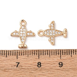 Латунные микропаве прозрачные кубические циркониевые подвески&nbsp;ZIRC-L105-15G